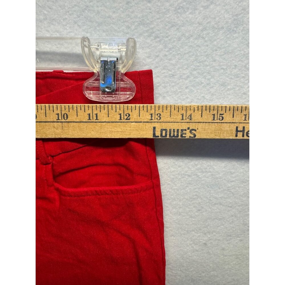 Papaya Womens Red Flared Pants Small - Picture 5 of 10